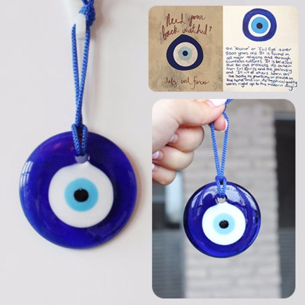 Smart Home Decor - Niebieski Amulet z kiepskim okiem wisiorek