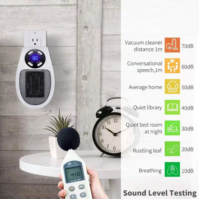 Smart Bathroom Fan - Eco Plug in Electric Heater Wall