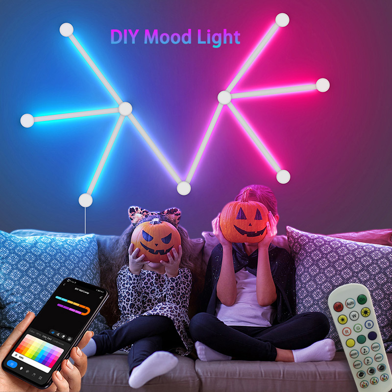 Smart Home Decor - Inteligentna lampa ścienna RGB, listwa LED