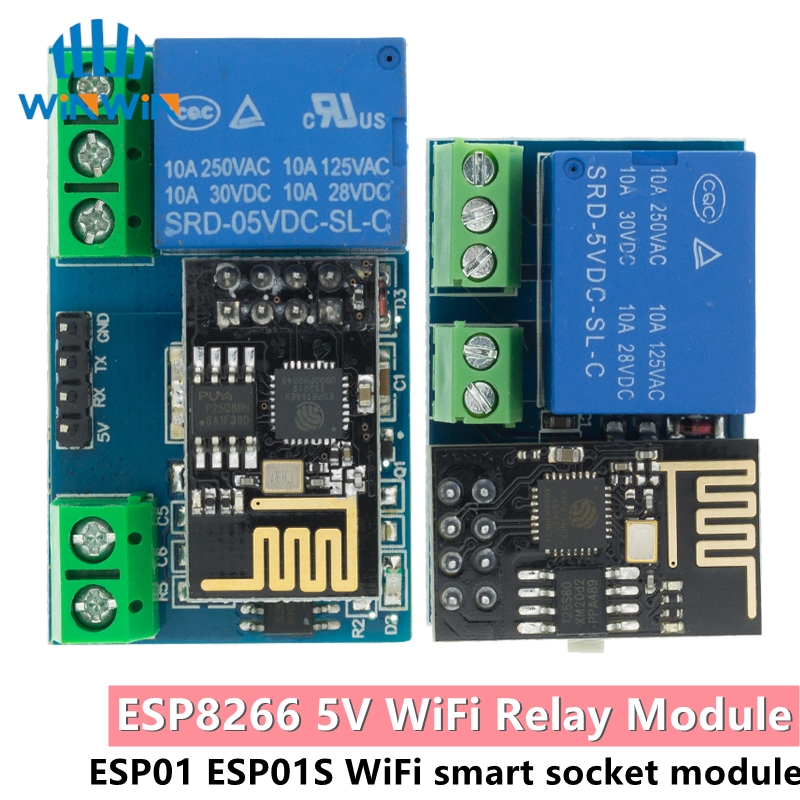 Smart Home Esp8266 - ESP8266 ESP-01 ESP-01S 5V Moduł przekaźnika