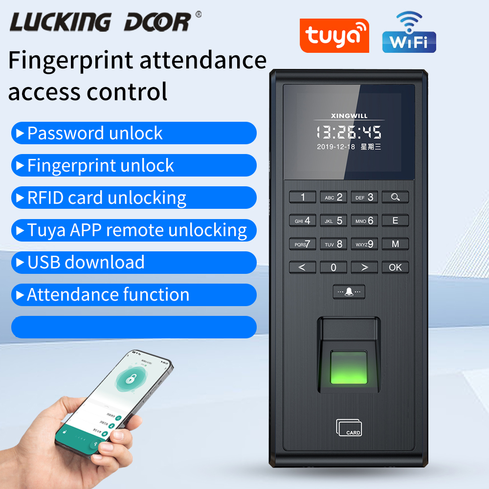 Smart Home Door Lock - Tuya inteligentne biometryczne rozpoznawanie linii papilarnych