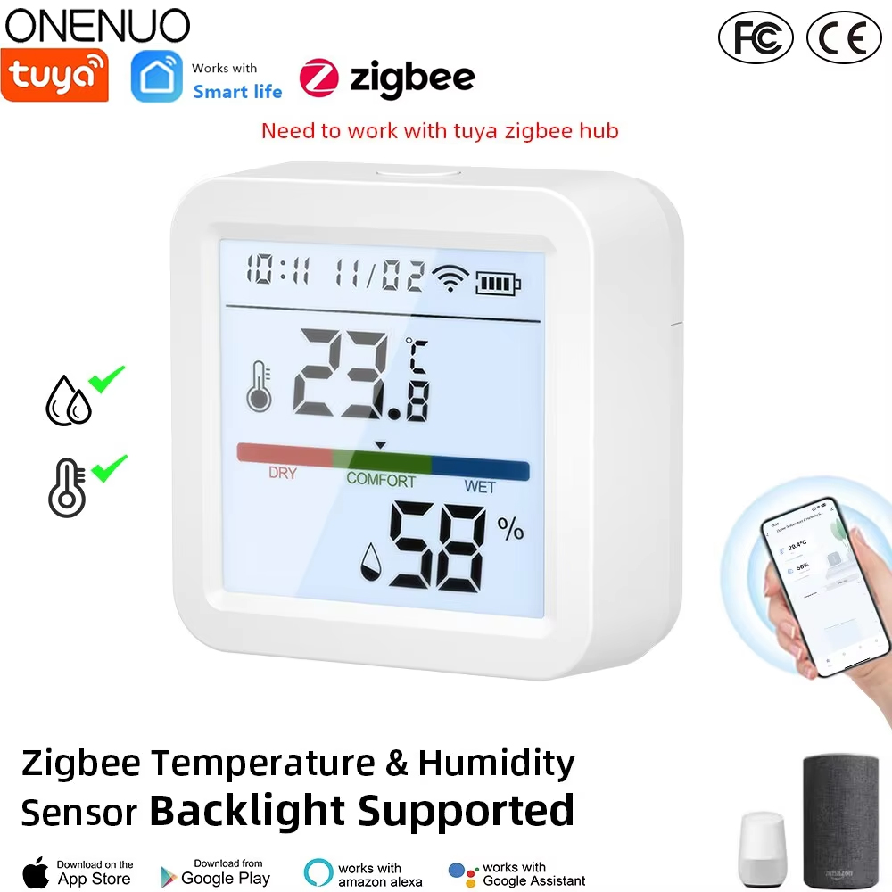 Smart Home Zentrale - Inteligentny czujnik temperatury i wilgotności Tuya