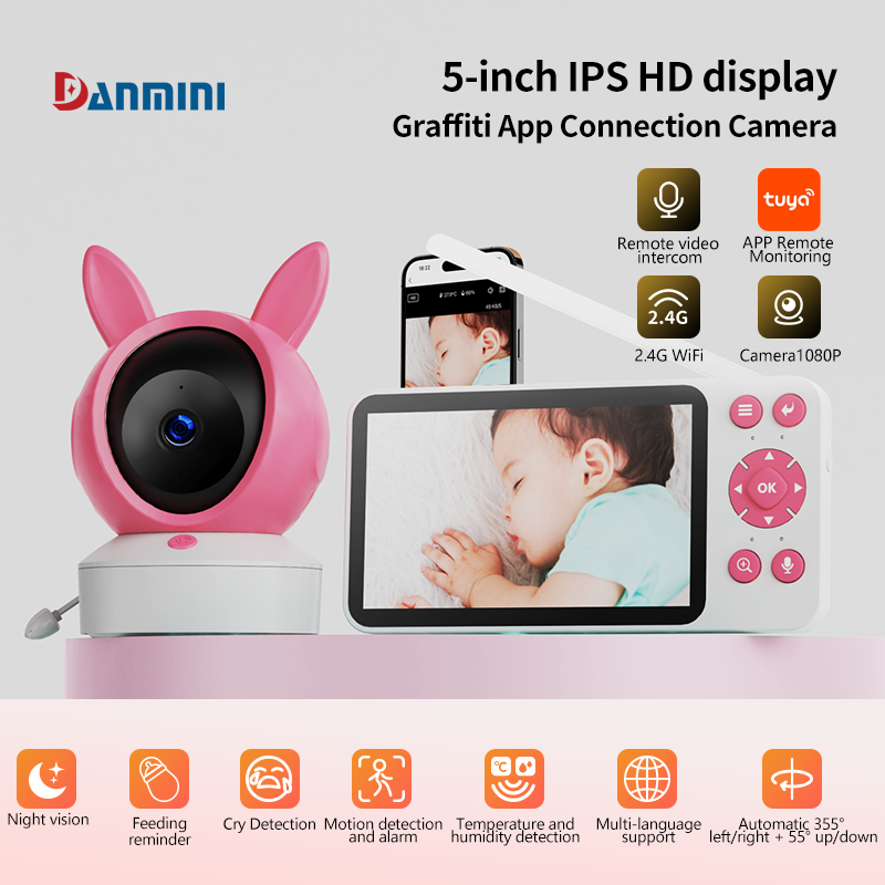 Smart Baby Night Light - Inteligentny Niania Danmini Sterowana Aplikacją Tuya