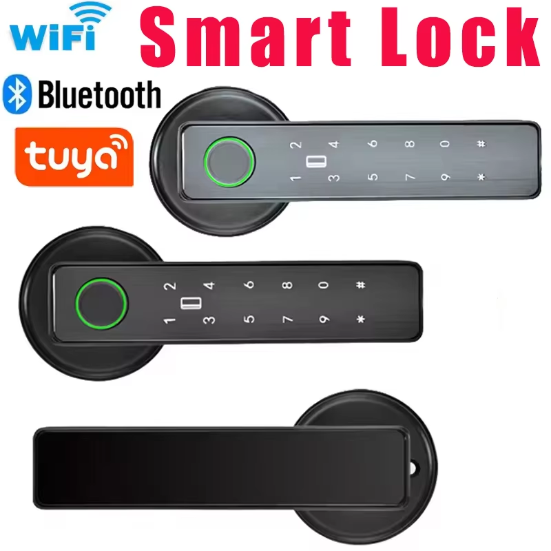 Smart Home Door Lock - Zdalne sterowanie WiFi, aplikacja Tuya SmartLife,