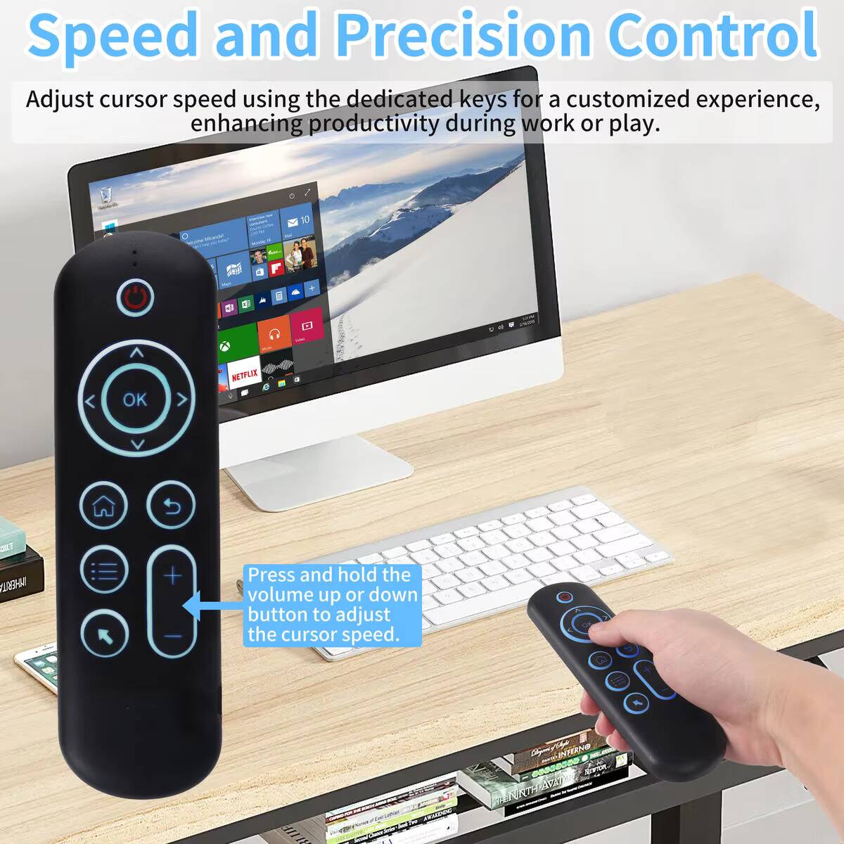 Smart Home Keyboard - Mini klawiatura Bluetooth 2.4G Dual Mode