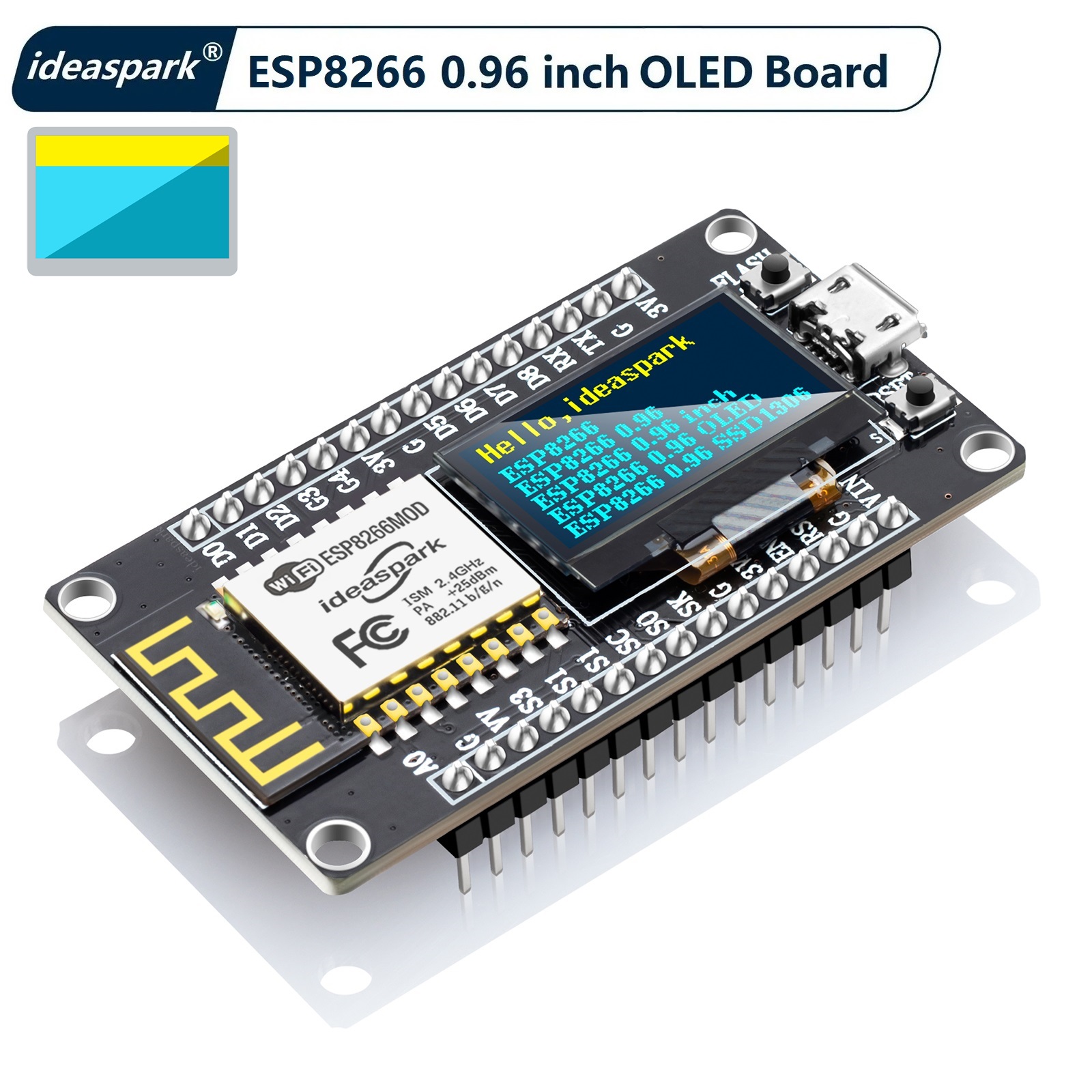 Smart Home Esp8266 - Płytka rozwojowa NodeMCU ESP8266 z wyświetlaczem