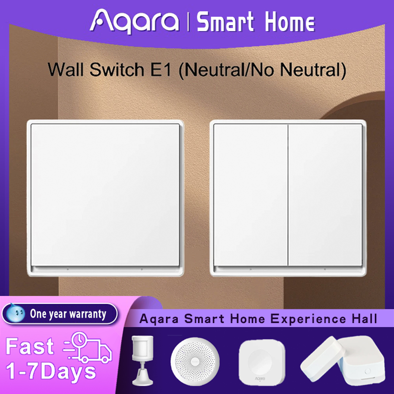 Smart Home Xiaomi 2 - Oryginalny przełącznik ścienny Aqara w wersji