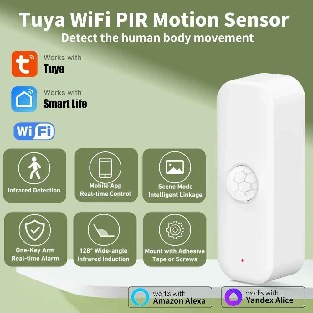 Smart Home Ikea - Tuya WiFI Czujnik ruchu PIR Inteligentny