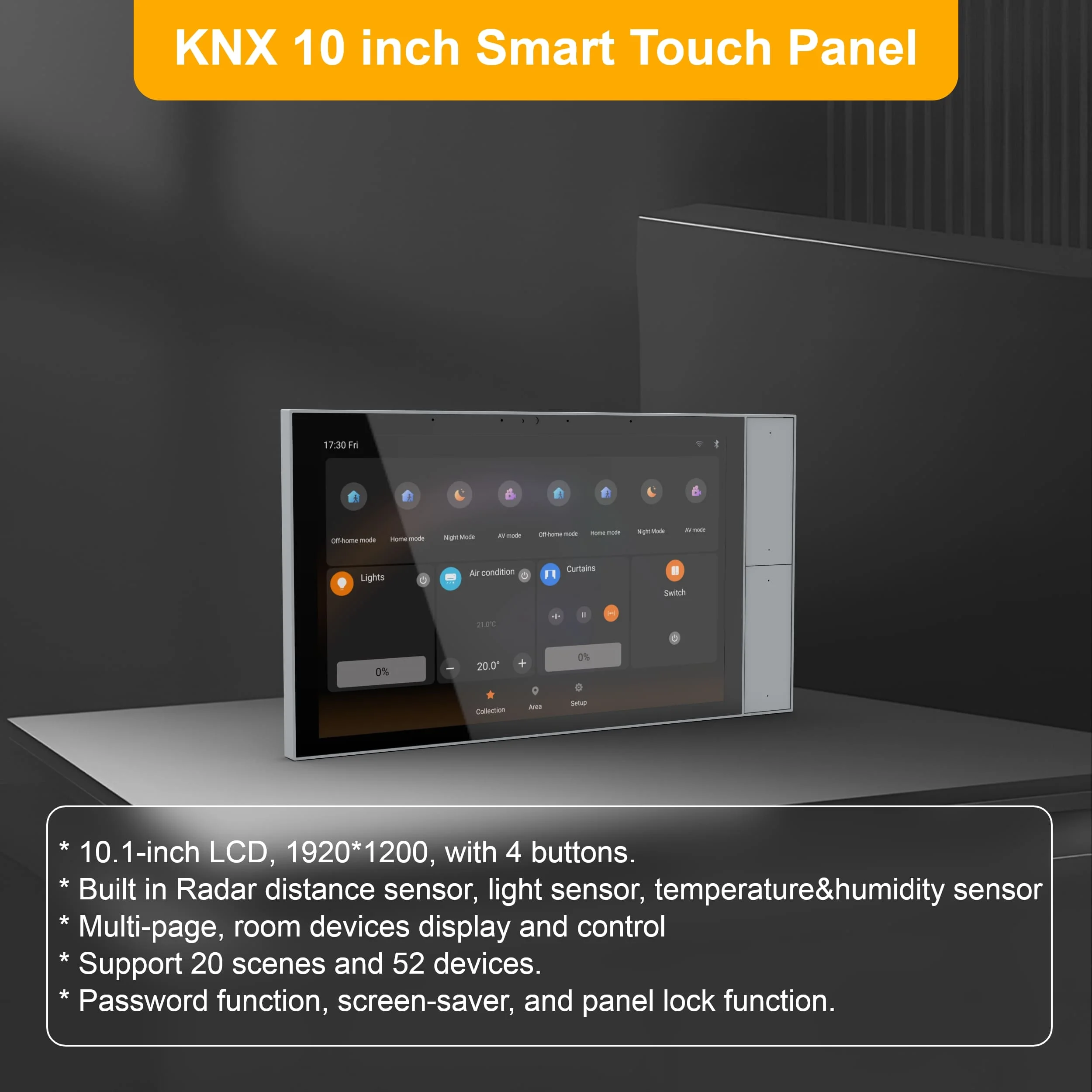 Panel dotykowy Smart Touch 202 – Smart Home Knx recenzja i cena
