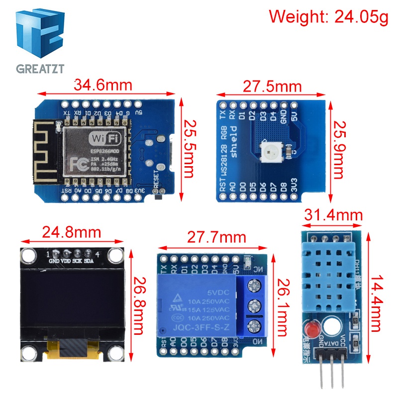WeMos D1 Mini ESP8266 ESP-12F  – Smart Home Esp8266 recenzja i cena