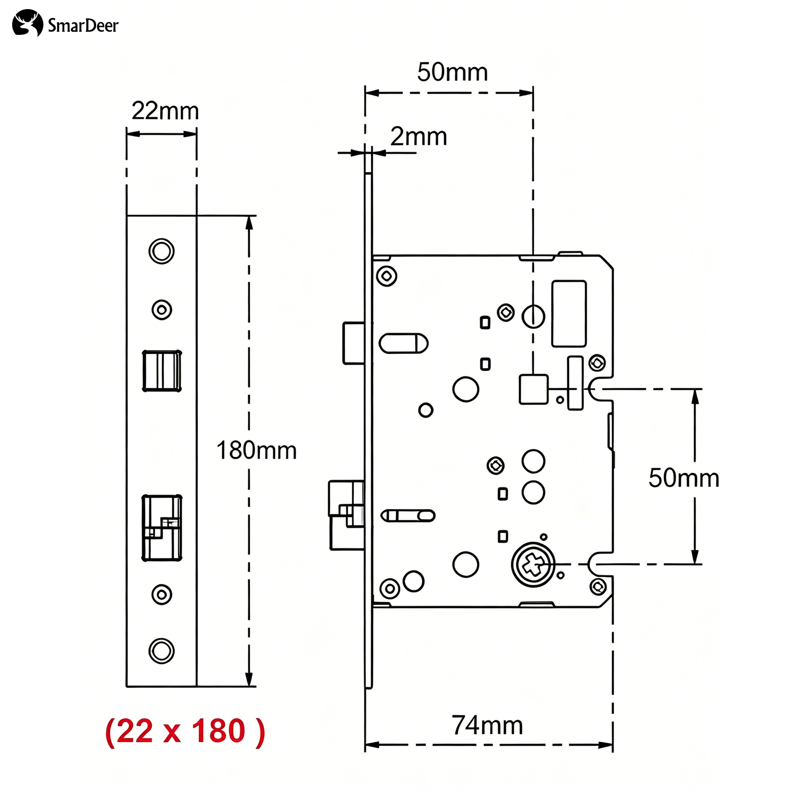 Adaptacyjna elektroniczna obud – Smart Home Door Lock recenzja i cena