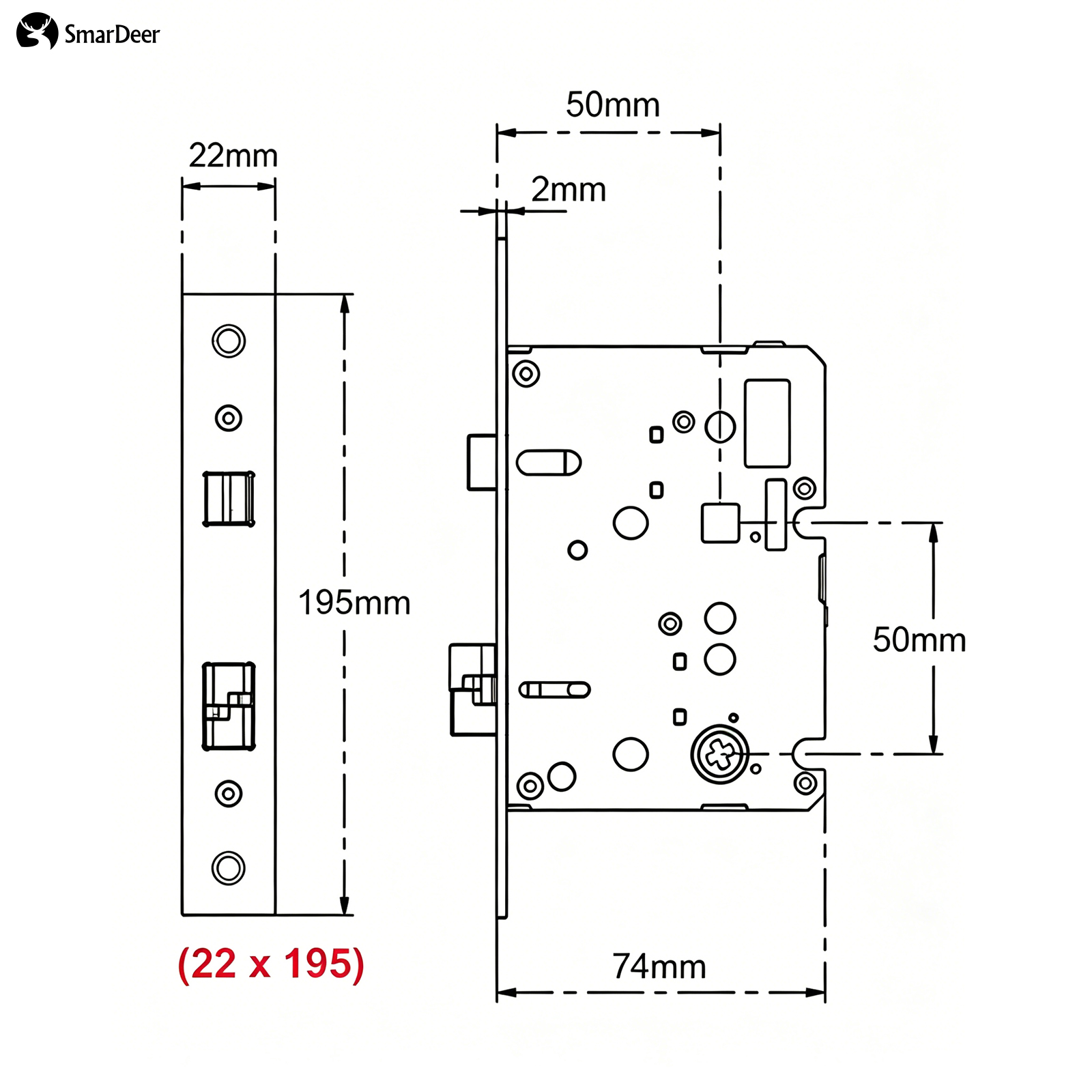 Adaptacyjna elektroniczna obud – Smart Home Door Lock recenzja i cena