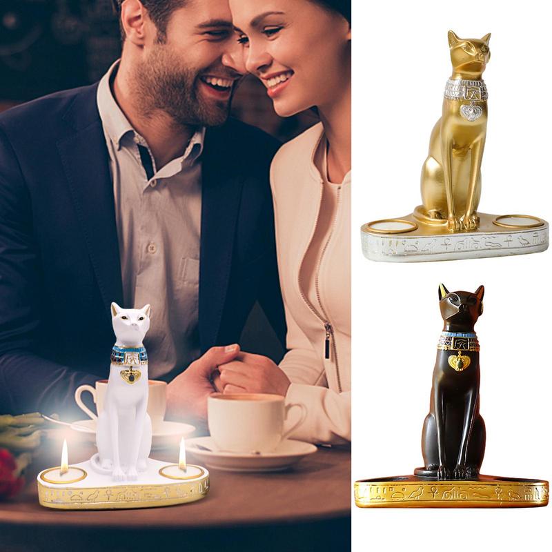 Egipski kot świecznik figurka  – Smart Home Decor recenzja i cena