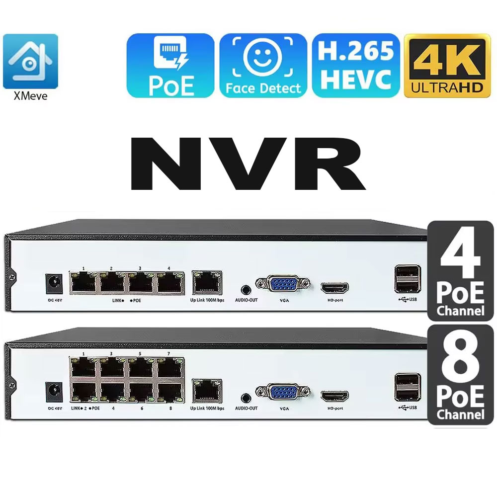 4CH 8CH 48v POE 4K NVR Onvif H – Security Ip Camera recenzja i cena