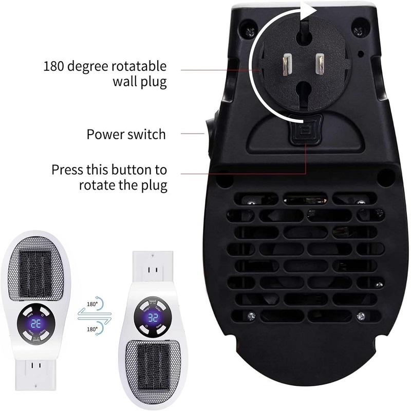 Eco Plug in Electric Heater Wa – Smart Bathroom Fan recenzja i cena