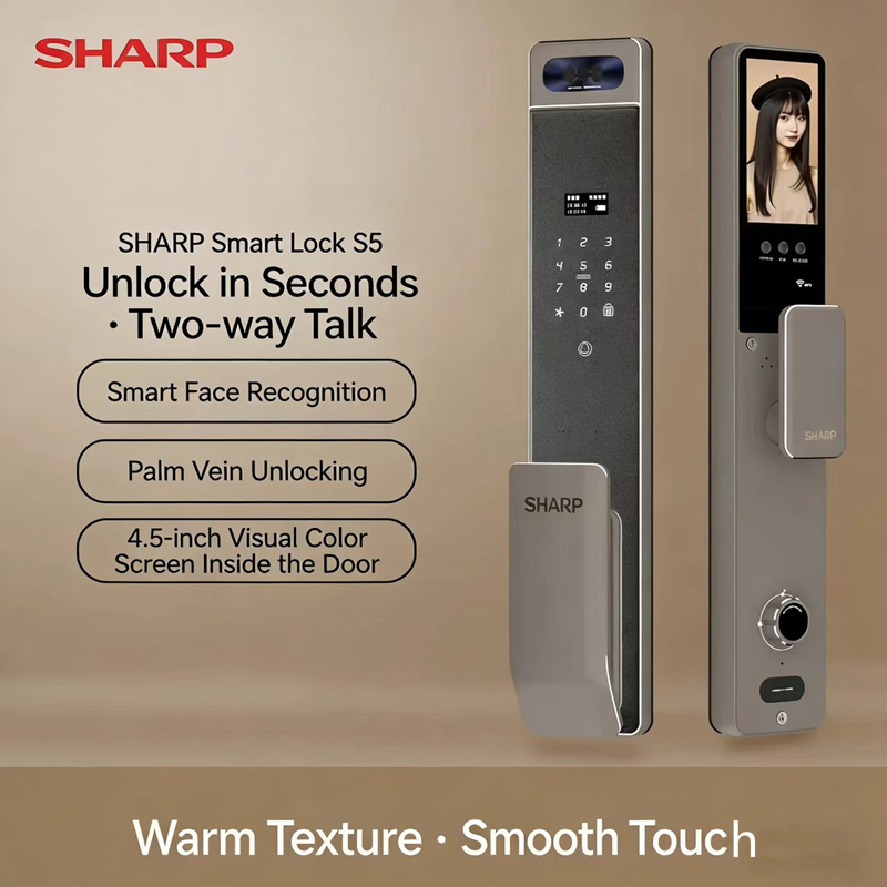 Inteligentny zamek Sharp S5-FV – Smart Home Door Lock recenzja i cena