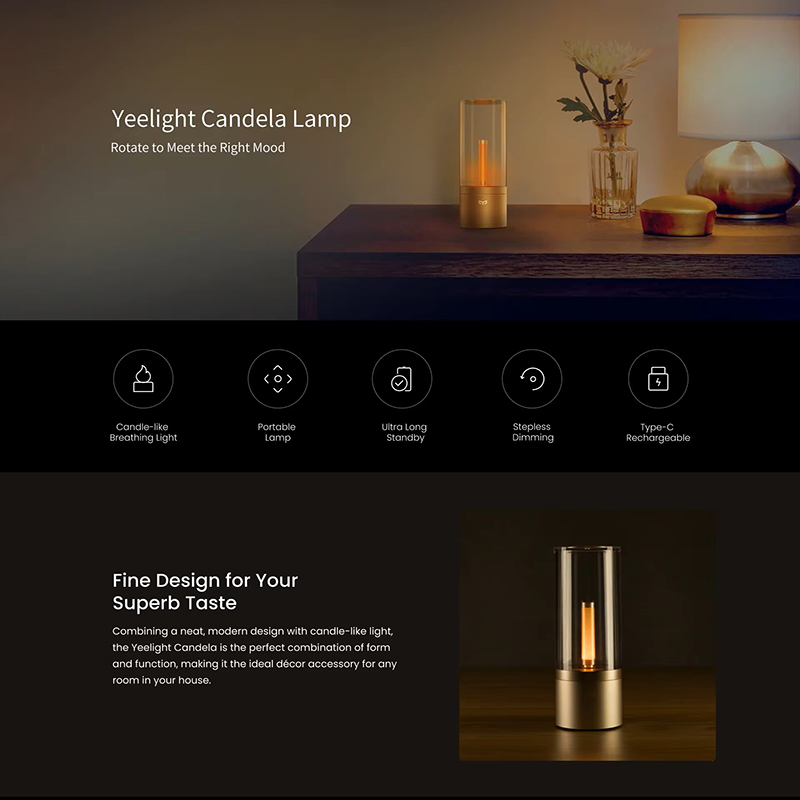 Yeelight Akumulatorowa Lampka  – Smart Home Decor recenzja i cena