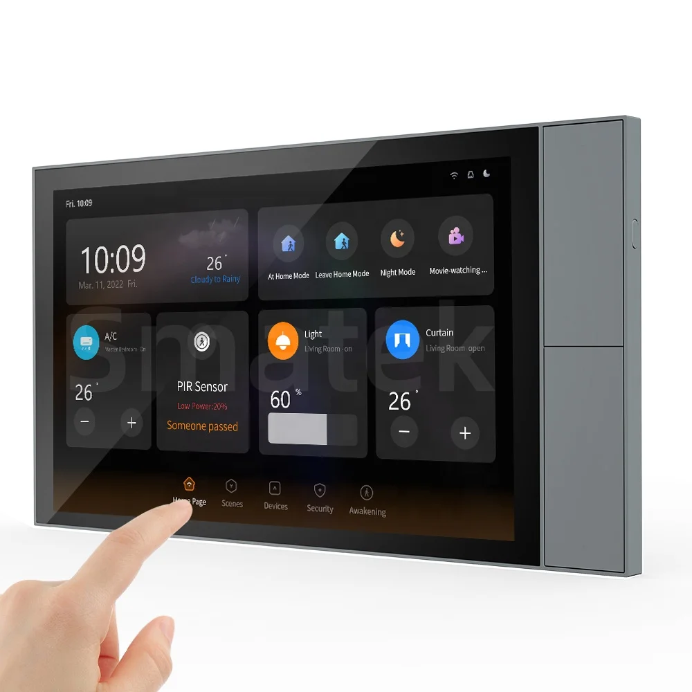 Cyfrowy dotykowy ekran Smart W – Smart Home Knx recenzja i cena