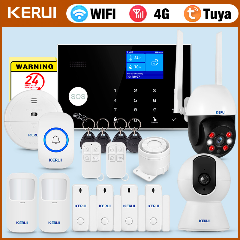 System alarmowy KERUI 4G z dzw – Smart Home Keyboard recenzja i cena