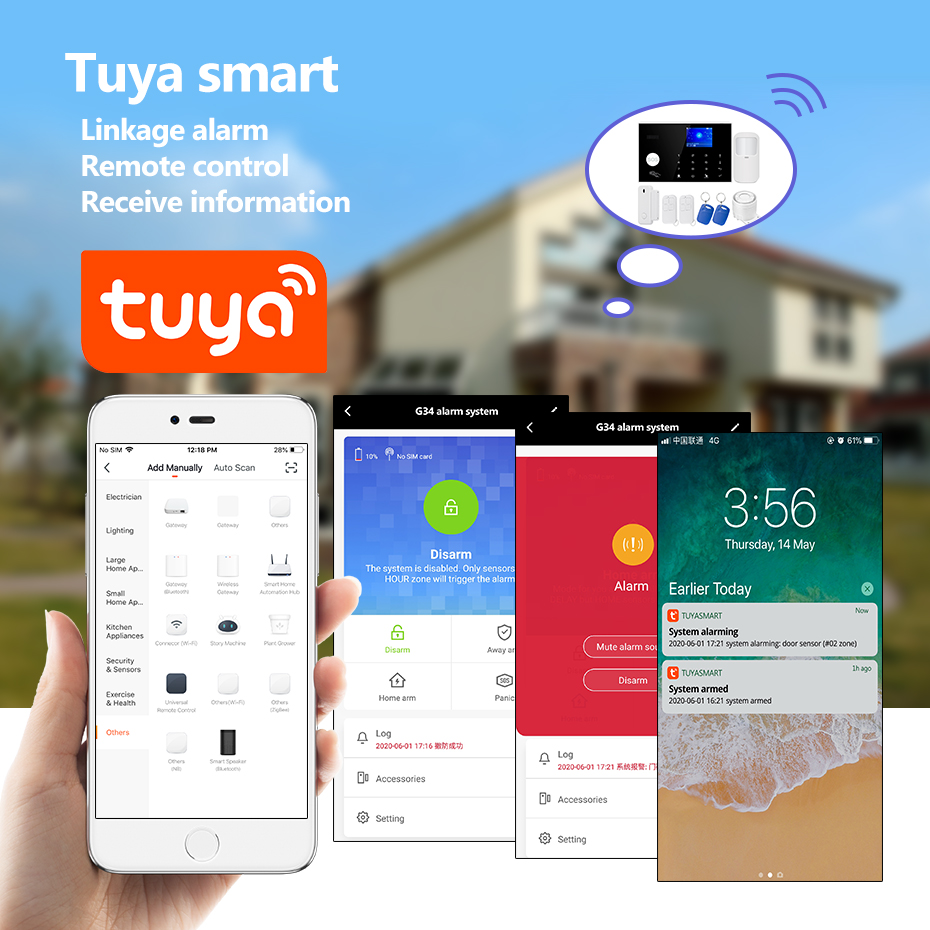 System alarmowy KERUI 4G z dzw – Smart Home Keyboard recenzja i cena