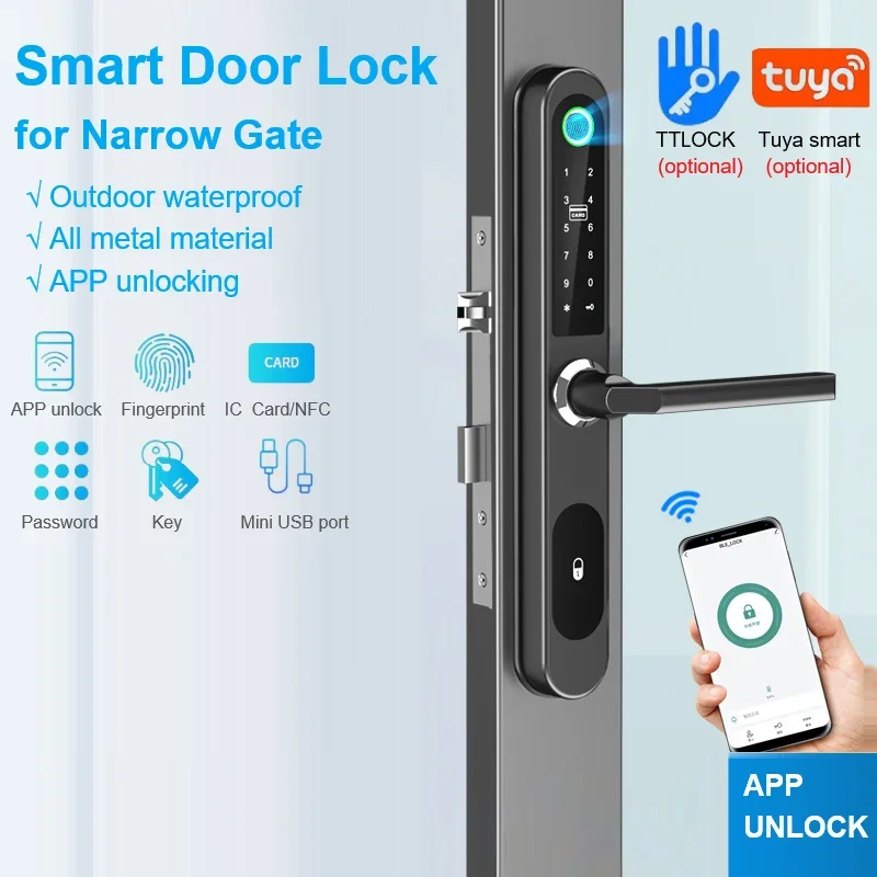TTLock/Tuya inteligentny zamek – Smart Home Door Lock recenzja i cena