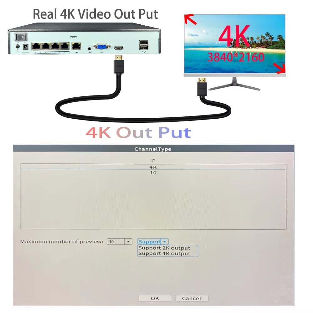 Rejestrator NVR 4K 10-kanałowy – Security Ip Camera recenzja i cena