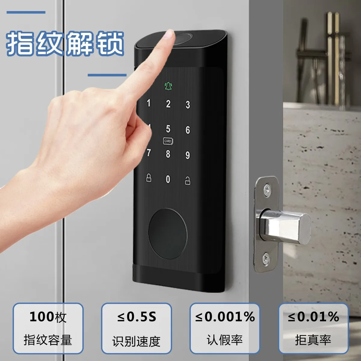 Wodoodporny zamek na odcisk pa – Smart Home Door Lock recenzja i cena