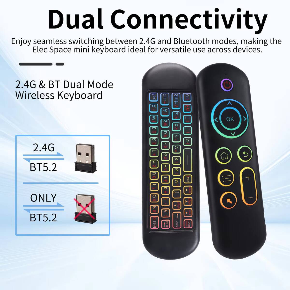 Mini klawiatura Bluetooth 2.4G – Smart Home Keyboard recenzja i cena