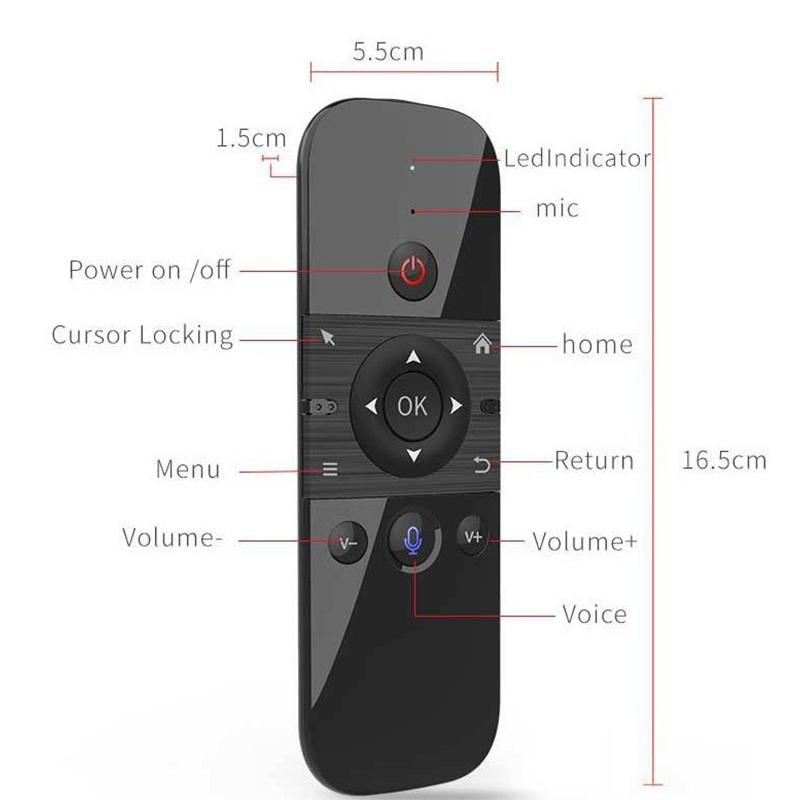 M8 Air Mouse Pilot Głosowy Prz – Smart Home Keyboard recenzja i cena