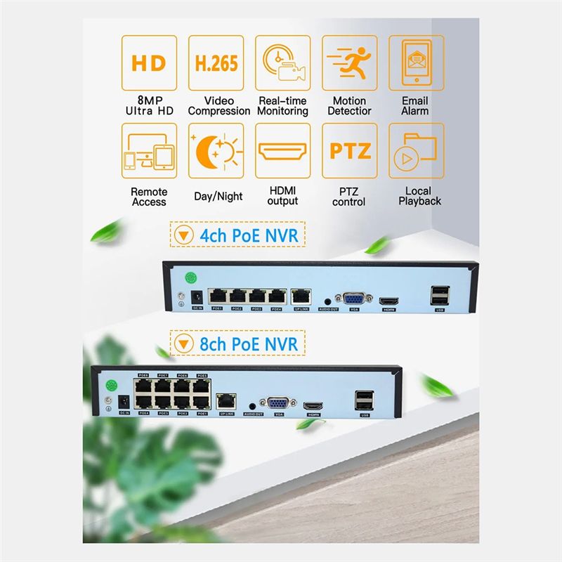 B68C Xmeye 4K 8-kanałowy rejes – Security Ip Camera recenzja i cena