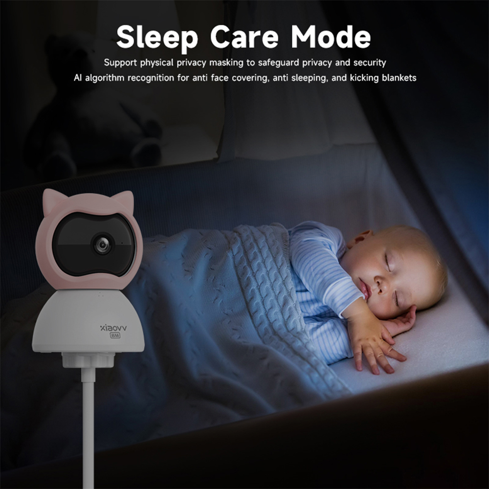 4MP Xiaovv Niania Elektroniczn – Smart Baby Night Light recenzja i cena